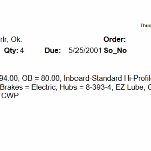 12VTF 7.2K 865 ELEC 9/16;STUDS W/EZ LUBE Build per serial number